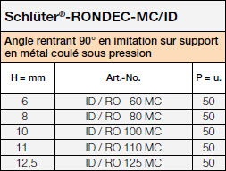 Schlüter®-RONDEC-MC/ID