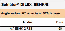 Schlüter-DILEX-EBHK/E