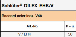 Schlüter-DILEX-EHK/V