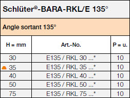 Schlüter-BARA-RKL/E