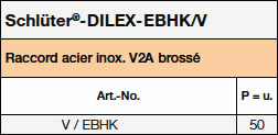 Schlüter-DILEX-EBHK/V