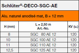 Schlüter®-DECO-SGC-AE 12mm