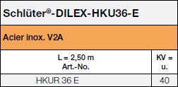 Schlüter-DILEX-HKU36-E