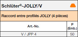 <a name='v'></a>Schlüter®-JOLLY/V