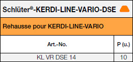 Schlüter®-KERDI-LINE-VARIO-DSE 14
