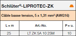 Schlüter®-LIPROTEC-ZK ES9